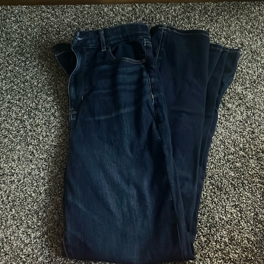 Curvy Highest Rise Flare Dark Wash Jeans